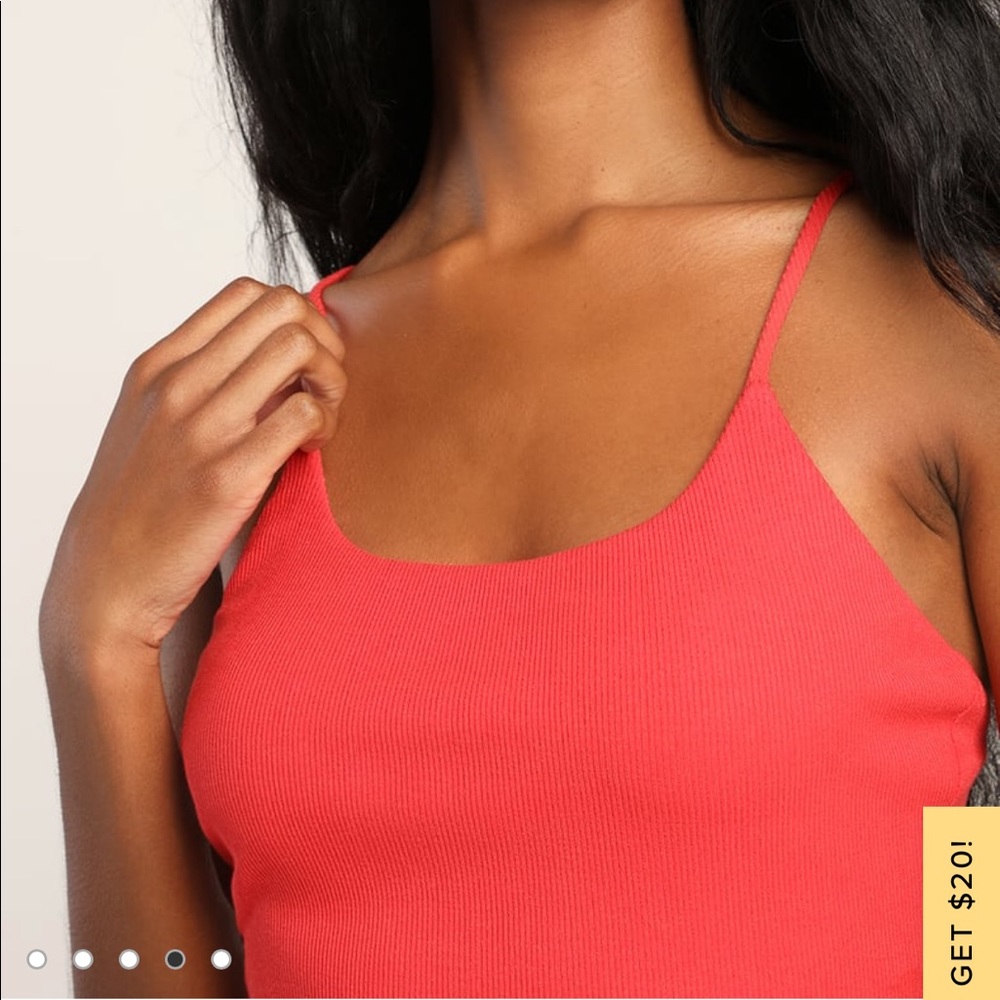 💋❤️Lulu’s Try Something New Ribbed Cami❤️💋 - Picture 4 of 10